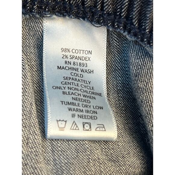 D&Co Denim Maxi Skirt Size 3X Pull On Minimalist NWOT - Picture 6 of 6